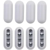 Kit Universal De 4 Piezas Para Topes De Asiento De Inodoro, Repuesto De Topes De Asiento De Inodoro De Plástico