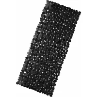 Alfombrilla De Ducha Antideslizante, Alfombrilla De Baño Infantil Con Ventosas, Antimoho, Alfombrilla De Ducha Con Textura De Guijarros, Lavable A Máquina, Libre De Ftalatos Y Látex, Extralarga De 88
