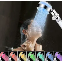 Cabezal De Ducha Led, Ducha De Mano Led Con Filtro, Cabezal De Ducha Iluminado, Cabezal De Ducha De 7 Colores, Cabezal De Ducha Led Antical