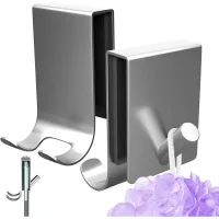 Ganchos Para Mamparas De Ducha, Ganchos Para Ducha, Ganchos Para Puertas De Ducha, Ganchos De Pared Para Mamparas De Ducha, Ganchos Para Puertas De Ducha De Cristal Sin Marco