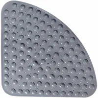 Alfombrilla De Ducha Esquinera Sector De Goma, Alfombrilla De Baño Antideslizante, Alfombrilla De Baño Antibacteriana Con Ventosas Para Ducha O Bañera, Alfombrilla De Baño Antideslizante, 54x54cm