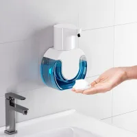 Dispensador Automático De Jabón En Espuma Para Montaje En Pared, 430 Ml, Desinfectante De Manos En Espuma Sin Contacto Con Ajuste De 4 Niveles.