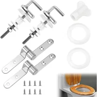 Kit De Fijación De Asiento De Inodoro De 2 Piezas, Sujetadores De Bisagra De Asiento De Inodoro, Fijación De Bisagra De Asiento De Inodoro, Bisagras De Asiento De Inodoro, Fijación De Taza De Inodoro