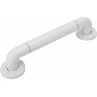 Barra De Apoyo Para Inodoro, Barra De Apoyo Antideslizante De 2 Piezas Con Asa, Barra De Apoyo Para Ducha De Montaje En Pared Con Círculos Luminosos, 30 Cm