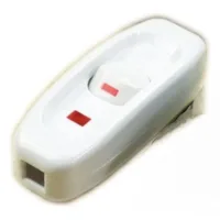 Interruptor De Cable Con Interruptor Basculante Para Lámpara, Interruptor De Cable, Interruptor De Lámpara, Interruptor De Encendido/apagado En Línea, 2 Piezas 250v 10a Interruptor De Cable De Lámpara