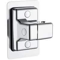 Soporte Para Cabezal De Ducha, Ajustable 360°, Clip De Plástico Abs, No Requiere Perforación, Soporte Adhesivo Fuerte, Color Plata.