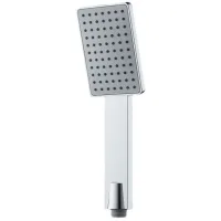 Cabezal De Ducha De Alta Presión Y Caudal Elevado, Cabezal De Ducha Superpresurizado Y Reforzado, Color Plata.