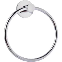 Anillo Para Toallas, Soporte Redondo De Acero Inoxidable Plateado Mate Para Montaje En Pared, Ideal Para Baño Y Cocina.