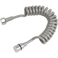 Manguera Telescópica Para Ducha, Manguera De Resorte Para Baño De 2 Metros, Manguera Espiral De Acero Inoxidable, Manguera Larga Para Rociador, Inodoro, Bidé Y Grifo.