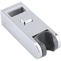 Soporte Para Cabezal De Ducha Para Barra Deslizante, Soporte Para Cabezal De Riel De Ducha Regulable En Altura En Abs Cromado, Para Tubo De Ducha Elevable De 30 X 15 Mm.