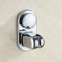 Soporte De Ducha Ajustable Sin Taladrar, Soporte De Pared Giratorio Con Ventosa Para Cabezal De Ducha, Soporte Para Cabezal De Ducha (plateado)