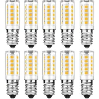 Paquete De 10 Bombillas Led E14 - Blanco Frío 6000k - 5w - Equivalente A Una Bombilla Incandescente De 50w - 500lm - No Regulables Npterbl