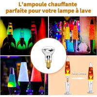 Bombilla De Lámpara De Lava E14 De 25 W, Reflectora R39, Bombilla Incandescente (4 Unidades) [clase Energética A++] Npterbl