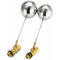 Flotador De Válvula De Latón, Válvula De Acero Inoxidable, Bebedero Automático, Tanque Para Comederos De Ganado - 1/2 Pulgada