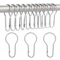 Juego De 40 Anillas Para Cortinas De Ducha, Ganchos Para Colgar, Clasificar Y Organizar.