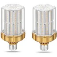 Paquete De 2 Bombillas Led E27 De 30 W, Luz Blanca Cálida 3000 K (equivalente A Una Bombilla Incandescente De 250 W), 3500 Lúmenes, No Regulables, Sin Parpadeo.