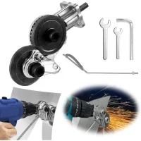 Cortadora De Chapa Metálica, Cortadora De Placas Para Taladro Eléctrico, Cortadora De Chapa Metálica De Doble Cabezal Para Cortar Hierro, Acero, Cobre Y Aluminio (apta Para Taladros De Litio De 12 V/2