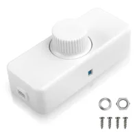 Regulador De Intensidad De Luz Led De 3w A 100w, Interruptor Regulador Y Regulador Giratorio De 220-240v Con Botón Inteligente Regulable Para Lámparas Led Regulables, Etc.