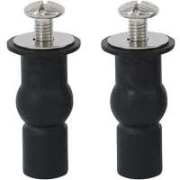 Bisagras De Montaje Para Asiento De Inodoro, Tornillos De Montaje Para Tapa De Inodoro, Bisagra Para Asiento De Inodoro, Para Asientos De Inodoro Estándar (negro)