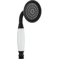 Cabezal De Ducha De Alta Presión, Ducha De Mano Tipo Spa Con Masaje, Fabricado En Latón Para Grifo De Bañera Retro, Bronce Negro Zvd