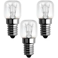 Lámpara Para Horno De 15 W, 300 °c, Casquillo E14, 220–240 V Ca, Bombilla E14, Blanco Cálido (2700 K), Lámpara Miniatura E14 Con Base De Rosca Pequeña Para Microondas, Horno, Lámpara De Cristal De Sal