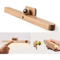Espejo De Baño Led Regulable Y Táctil, Recargable Por Usb, 4w, Con Aspecto De Hierro Y Madera Para Un Ambiente Moderno, Inalámbrico.