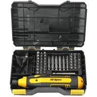 Destornillador Inalámbrico De 3,6 V, Recargable Por Usb, 200 Rpm, Puntas De Cromo Vanadio, Kit De Reparación De 44 Piezas.