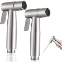 Sistema De Bidé De 2 Piezas Con Rociador, Ducha De Mano Para Inodoro, Conjunto De Sistema De Bidé De Acero Inoxidable, Cuidado Personal Y Rociador Para Inodoro.