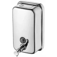 Dispensador De Jabón Manual De Acero Inoxidable Para Montaje En Pared, Dispensador De Jabón Comercial Para Baño, Cocina, Mercado, Hotel, Restaurante (500 Ml)