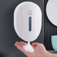 Dispensador De Jabón Automático De Pared, Dispensador De Jabón En Espuma (no Requiere Perforación), Control Por Infrarrojos E Impermeable, Capacidad Ajustable, Para Hoteles.