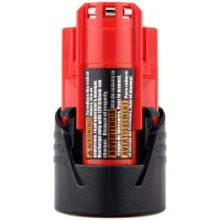 Dos Baterías De Litio De Repuesto Milwaukee M12 Para El Modelo 48-11-2440, Con Una Capacidad De 3000 Mah.