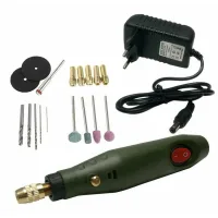 Mini Taladro Eléctrico Con Amoladora Para Taladrar, Tallar, Pulir, Grabar Y Fresar Pasadores.