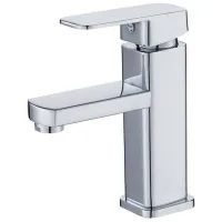 Grifo De Lavabo De Baño Con Agua Caliente Y Fría.