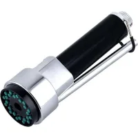 Grifo De Cocina Con Rociador Extraíble, Latón, Grifo Mezclador Para Fregadero De Cocina, Rociador Extraíble, Repuesto Para Grifo Con Rociador Extraíble, Cromado, G1/2 Pulgada