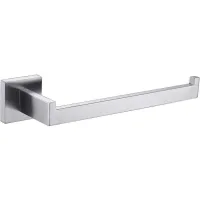 Toallero De Pared De Acero Inoxidable, Apto Para Baño Y Cocina, Acabado En Níquel Cepillado.