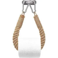 Portarrollos De Papel Higiénico, Toallero De Cuerda De Cáñamo Para Baño Y Cocina, Portarrollos De Papel Higiénico, Toallero De Baño (amarillo).