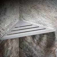 Estante Esquinero Para El Baño – Estante Esquinero Sin Taladrar – Estante Para Ducha – Organizador De Ducha – Acero Inoxidable – Montaje En Pared