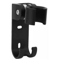Soporte Para Cabezal De Ducha, Ajustable, Para Montaje En Pared, Fabricado En Acero Inoxidable Negro Mate.