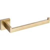 Toallero De Acero Inoxidable 304 – Montaje En Pared – Fijación Con Tornillos – Acabado Cromado Dorado Cepillado