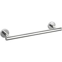 Toallero De Acero Inoxidable De 40 Cm De Largo, De Montaje En Pared, Tipo Atornillable, Para Baños, Pulido De Alto Brillo, Con Revestimiento Zvd.