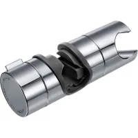 Abrazadera Deslizante De Repuesto Ajustable De Abs De 18–25 Mm Para Cabezales De Ducha De Mano, Cromada.