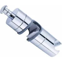 Soporte Ajustable Para Cabezal De Ducha (20–25 Mm), Soporte De Repuesto Para Cabezal De Ducha, Soporte Para Cabezal De Ducha Con Botón Lateral, Soporte Cromado Para Cabezal De Ducha.