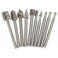 Accesorios Para Rectificadoras Eléctricas, Fresas, 10 Piezas, 3 Mm