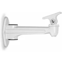 Mini Soporte De Pared Para Proyectores, Capacidad De Carga 3 Kg, Longitud 16-20 Cm, Material: Aluminio, Para Cámaras De Vigilancia/cámaras/proyectores/webcams – Rotación De 360° (blanco)