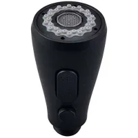 Cabezal Rociador Para Grifo De Cocina, 1 Cabezal De Ducha, Cabezal De Ducha De Repuesto Para Grifo Mezclador De Cocina (lacado En Negro)