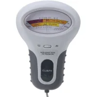 Medidor De Cloro Y Ph Cl2, Dispositivo De Prueba Digital Lcd Multifuncional, Medidor De Nivel De Cloro Con Sonda, Para Piscinas Y Jacuzzis.