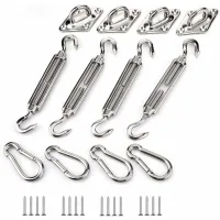 Kit De Montaje Para Toldos, Kit De Montaje De Acero Inoxidable Para Toldos Triangulares, Cuadrados Y Rectangulares.