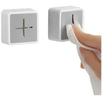 Juego De 2 Pinzas Autoadhesivas Para Toallas De Baño (gris), Ganchos Autoadhesivos Para Toallas, Soporte Para Toallas Hecho De Abs.