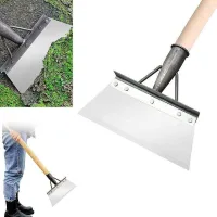 Pala De Jardín Multifuncional, Pala Para Limpiar El Jardín, Herramienta De Jardinería Multifuncional, Mango No Incluido, Extractor De Malas Hierbas. Ancho De La Cabeza De La Pala: 23 Cm.
