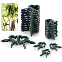 80 Clips De Soporte Ajustables Para Plantas, Bandas Para Jardín, Vides Y Hortalizas (40 Grandes Y 40 Pequeñas)
